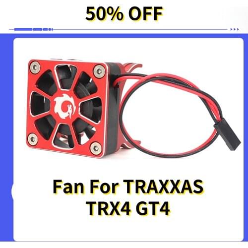 Metal Motor Radiator Motor Cooling Fan for TRAXXAS TRX4 GT4 SLASH Hobby KM2 TH2 540 550 3650 3660 3670 3674 Upgrade Parts NEW