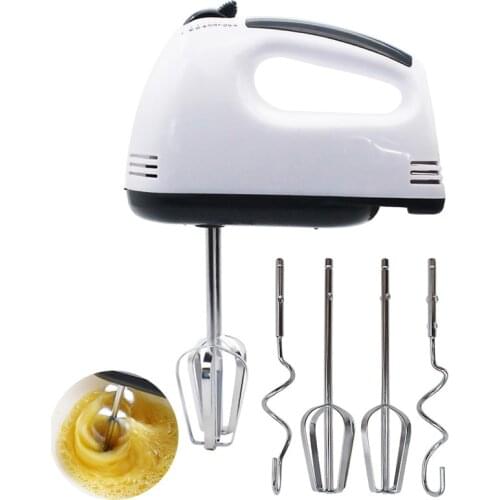 Multifunctional Handheld Eggs Whisk Household Electric Food Mixer Durable Batter Cream Egg Beater Cake Baking Tool EU Plug