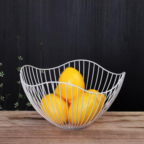 Nordic iron water fruit basket simple household fruit storage basket creative living room fruit tray household tea table fruit B