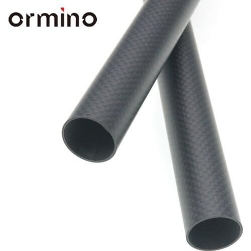 Ormino 2PCS 25mm Carbon Fiber Tube Quadcopter Hexacopter Frame arm Landing Gear Rc Drone kit Multicopter Diy 25mmX23mm tube