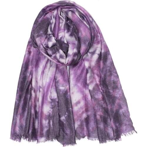 Antumn Gradient Color Printed Ladies Shawl Scarf Fashion Head Wraps Long Soft Pashmina Foulards 180x90cm