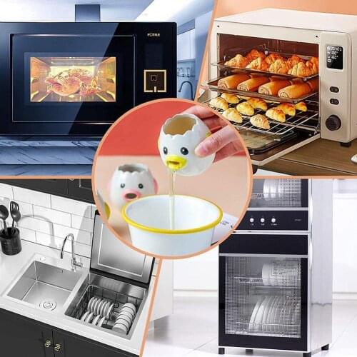 Cutest Chicken Ceramic Egg White Separator Creative Protein Kitchen Egg Filter Separator Practical Yolk Accessories Tools B J6V8