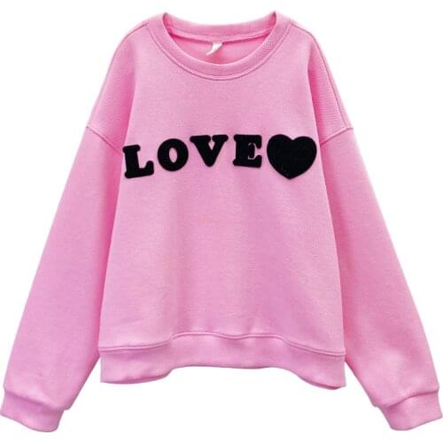 Girl Sweatershirt 2021 Toddler Baby Kids Girls clothes Solid Plain Tops Autumn Early Winter Hoodies Coat 3 - 14 Years Outerwear