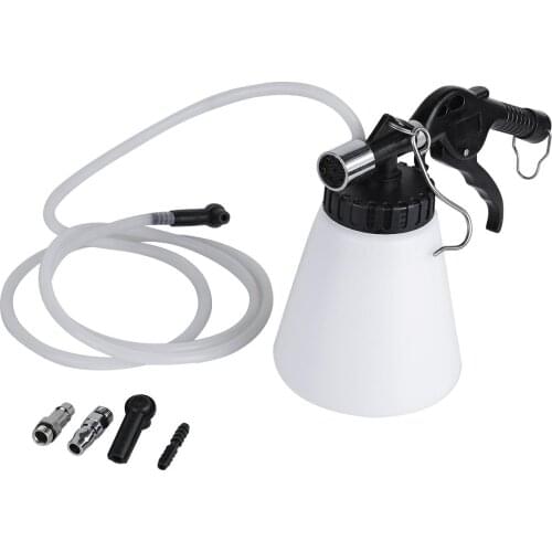 0.75L Pneumatic Brake Clutch Bleeder Auto Brake Fluid Bleeding Tool Kit Vacuum Type Oiler Tube Brake Fluid Oil Changer