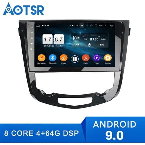10.1" Android 9.0 4GB 64GB multimedia Car Radio Player for Qashqai AT 2013-2016 2 Din Auto Accessorie Tape recorder headunit DSP