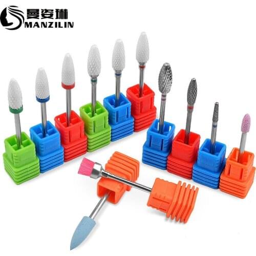 2019 Special Offer for Nail Art Ceramic Quartz Tungsten Steel Grinding Head Type Single Bullet Electric Polishing Machine Tool