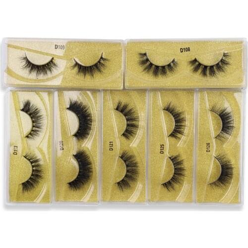 TDANCE Wholesale 20/30/50/100Pair 3D Mink Eye Lashes Faux Natural Long Eyelashes Wholesle Soft Lash Fluffy Volume False Eyelash