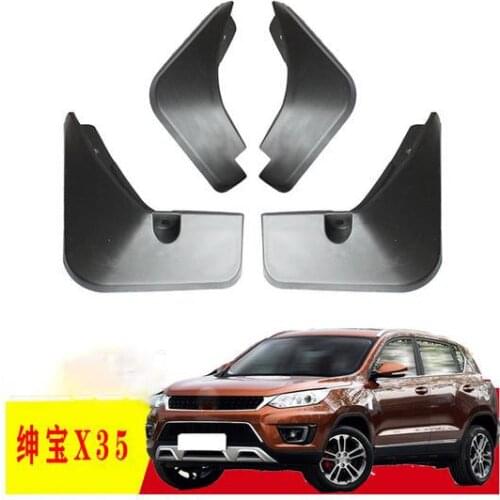 4PCS special for BAIC MOTOR Saab X25 X35 X50 X65 2012-2019 AUTO Mudguards car fender Mud Flaps Mudflaps