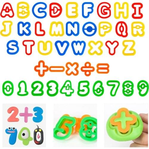 41 Pcs Creative 3D Plastic DIY Mold Modeling Kit Color Play Clay Model Sculpture Tool for Children Learning Education Toy