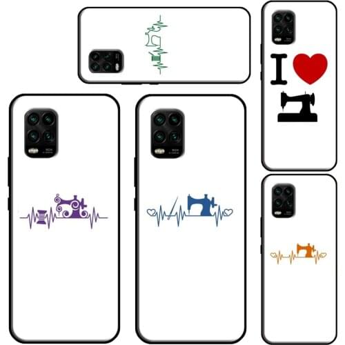 Heart beats for sewing machine Case For Xiaomi Mi 11 Lite 10 9 9T 10T Pro A3 11 Ultra POCO M3 X3 Pro F2 F3 Phone Fundas