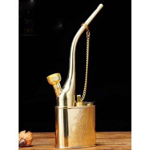 TT Hewang Hookah Old-Fashioned Filter Hookah Vintage Extra Thick Dual-Use Full Set Water Pipe