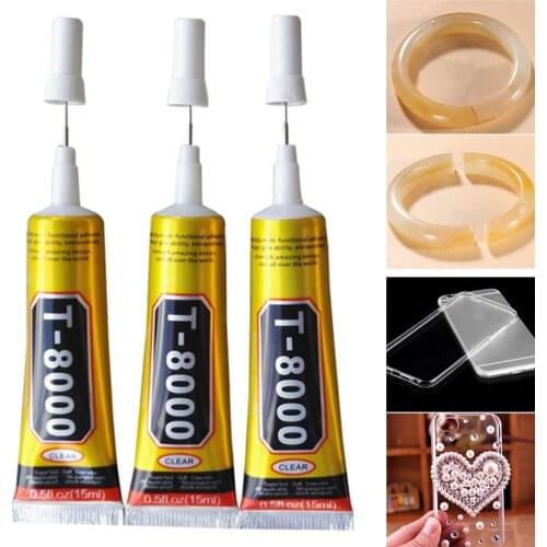 T7000/T8000 15ML Glue Epoxy Resin Clear Adhesive Needle Type Phone Screen Repairing Tool TB Sale