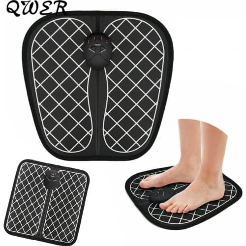 Smart Electric EMS Foot Massager Mat Pad Feet Muscle Stimulator Pulse Therapy Improve Blood Circulation Foot Massage Machine