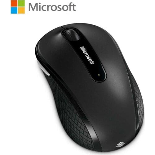 New Genuine 100% Microsoft 4000 2.4GHZ Wireless Mouse Blue Track For Laptop MAC--Black