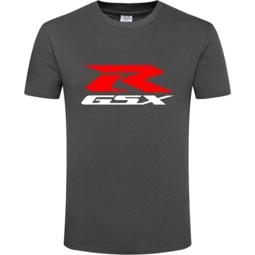 Summer New GSX R 600 1000 GSXR T Shirts Men Tee Short Sleeve Cotton SUZUKIes Motorcycle Heartbeat Tshirts Tops LH-235