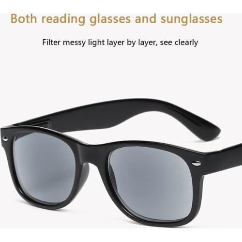 New Reading Glasses Men&Women Gradient Round Presbyopia Eyeglases Sunglasses Hyperopia Eyewear +1.0 +1.5 +2.0 +2.5 +3.0 +3.5+4.0