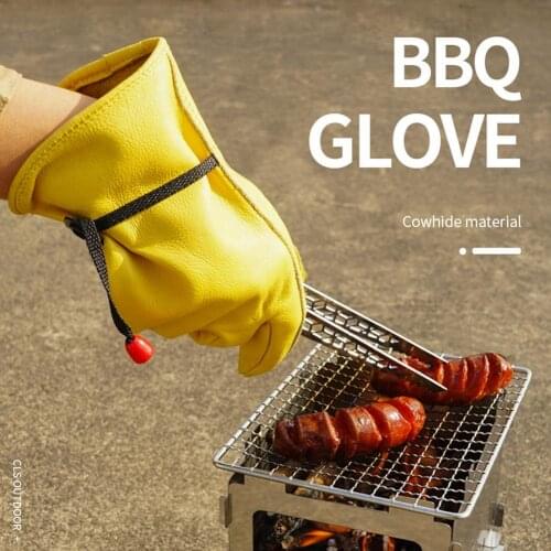 BBQ Gloves Heat Resistant Non-Slip Cooking Baking Barbecue Oven Gloves Durable Comfortable Gloves For Baking Cooking Outdoor BBQ