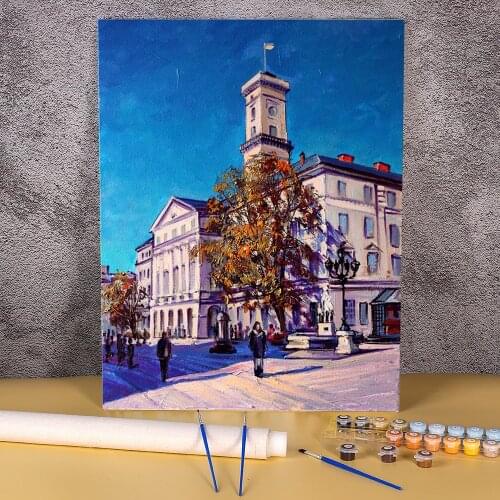 Landscape Untitled Diy By Numbers Kit 40*50 New Design Kids Handiwork Handicraft By Numbers Handicraft
