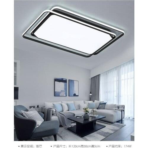 Nordic Led Plafon Lamp Simple Modern Ceiling Light Living Room Bedroom Dimming Ceiling Lamp Clothing Store Home Lighting Fixture