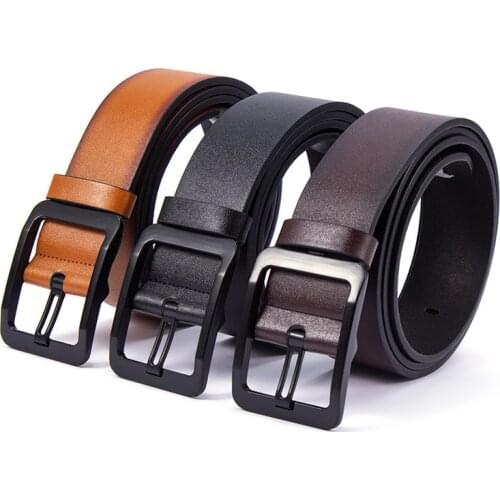 New Mens Waist Belt Male PU Leather Pin Buckle Belt loop Genuine Casual Cowboy Cummerbunds Waistband for Luxury Ceinture Homme