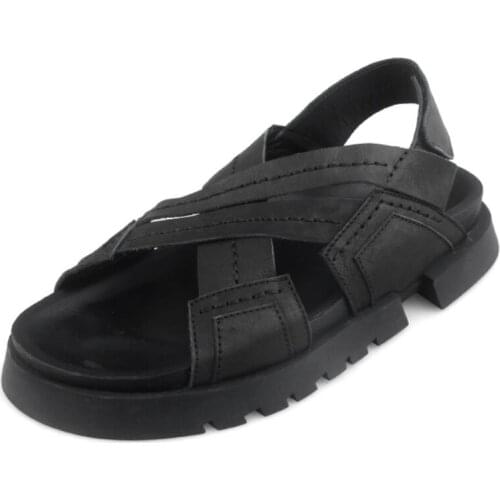 Summer sandal male Leather sandals personality leisure beach shoes outdoor wear non-slip soft sole mens fashion fashion mens