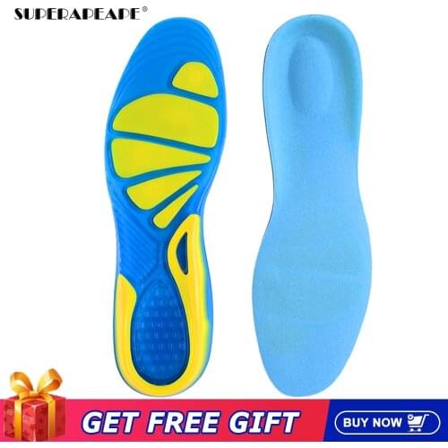 Silicone Gel Insoles Foot Care for Plantar Fasciitis orthopedic Massaging Shoe Inserts Shock Absorption Shoe pad Unisex
