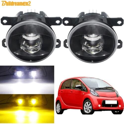LED Lens Fog Light Assembly 30W 8000LM Car Front Bumper Fog Lamp 12V For Citroen C-Zero Peugeot iOn Mitsuoka Like 2009-2018