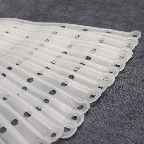 Zq Clothing Store Hanger Pants Rack Special Connecting Strip White Transparent Plastic Adhesive Tape Belt Clothes Hanger