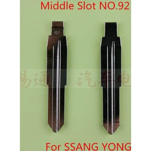 Top Quality Middle Slot NO. 92 Key Blade For SSANG YONG Flip Key Blade, Car Blank Key Blade