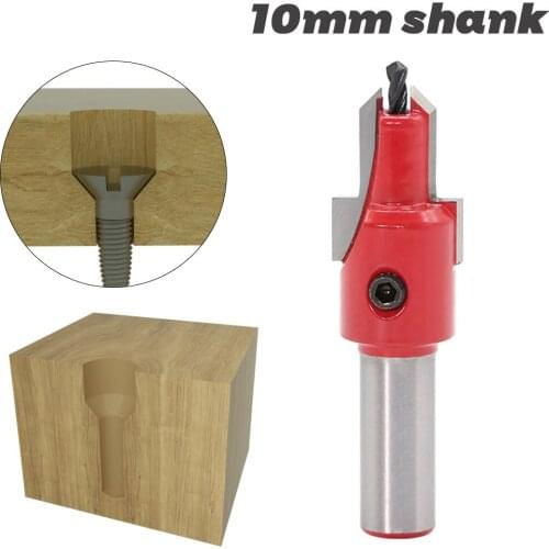 1pc 10mm Shank Dia.3mm Drill Bits Wood Hole Saw Forstner Bit Woodworking Opener Wooden Cutter for Hinge Window Alloy Lock