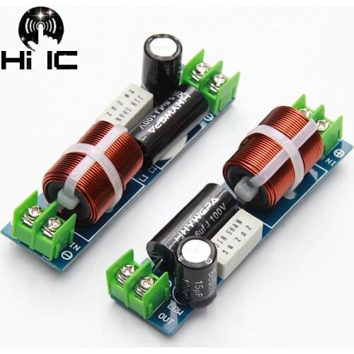 1PCS Speaker Audio Frequency Divider Three - Frequency Medium Sound Horn Alto Voice Mediant Loudspeaker Crossover Filters 60W