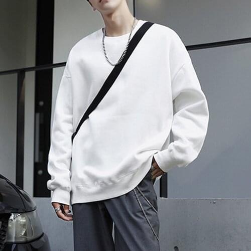 2020 spring Autumn Fleece Loose Hoodie Men Sweatshirts oversize unisex Streetwear Jersey
