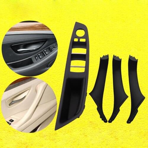 4PCS Drivers Seat Door Armrest Complete Set Of Door Handle Panels In The Car Auto Repair Parts For BMW 5 Series F10 F18 520 525