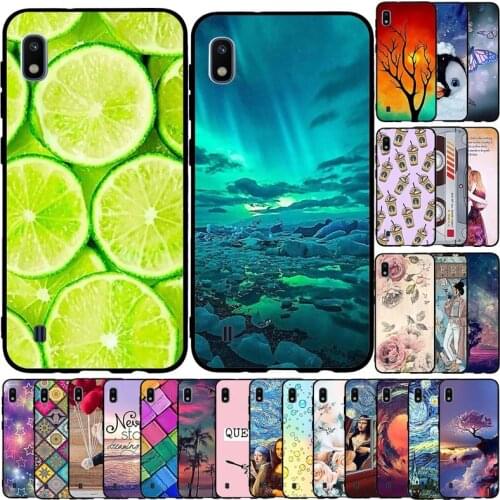 Cartoon Case For Samsung Galaxy A10 Case 2019 Soft TPU Back Cover Coque For Samsung A10 A 10 SM-A105F A105 A105F Silicone Bumper