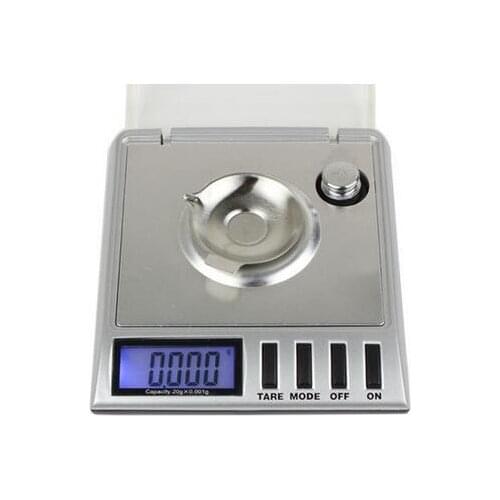 20g / 0.001g Mini Digital Karat Scale Silver Jewelry Pocket Scale Portable Electronic Weighing Scale