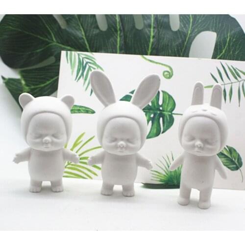 Demon baby face aromatherapy plaster mold handmade soap mold chocolate mold car outlet clip