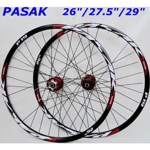 26'' 29" 27.5" 32Holes Disc Brake Mountain Bike Wheels Six Holes Centerlock MTB Bicycle Wheels front 2 rear 4 sealed bearings