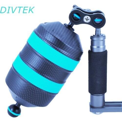 DIVTEK Mega Float Arm L D95-160 Diving Buoyancy Arm Bracket With Nauticam Bayonet Mount for Divtek Float Arms