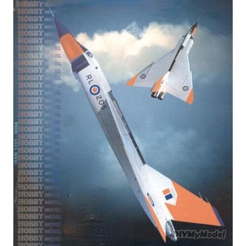DIYMyModeI Canadian cf-105 Avro arrow DIY Handcraft Paper Model KIT Handmade Toy Puzzles Gift Movie prop