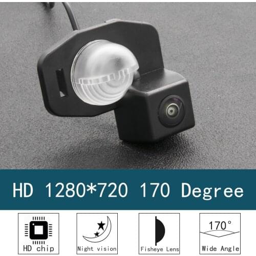 HD 1280*720 Fisheye Lens 170 Degree Starlight Night Vision Reversing Rear View Camera For Toyota Corolla E140 E150 2007-2013