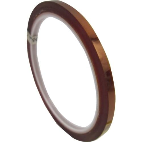 Brown High Temperature Tape Length 33m Width 5mm 10mm 12mm 15mm 18mm 20mm 35mm Thickness 60μm ( 60u 60um ) Adhesive Tape