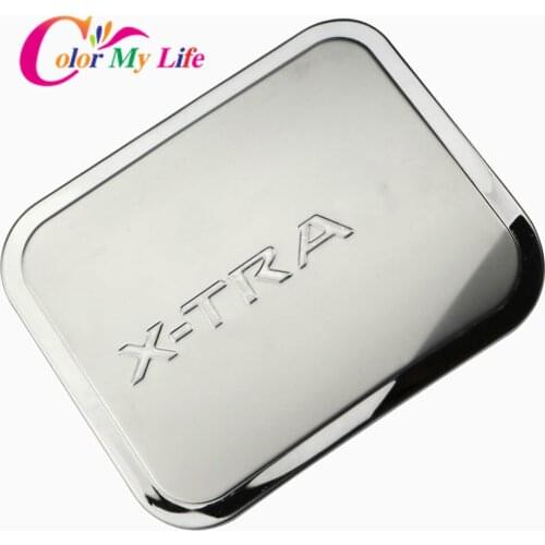 Stainless Steel Car Gas Tank Cover Fuel Oil Cap Decoration Trims for Nissan X-Trail Xtrail T32 2014-2019 Accessories Auto Parts