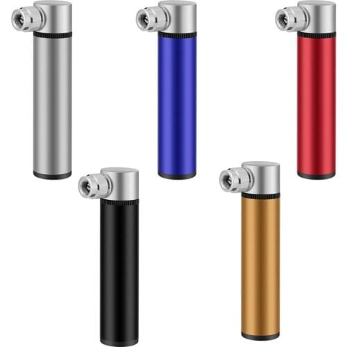 Mini MTB Mountain Road Bike Air Pump Aluminum Alloy Portable Bicycle Tire Air Inflator For Basketball Football