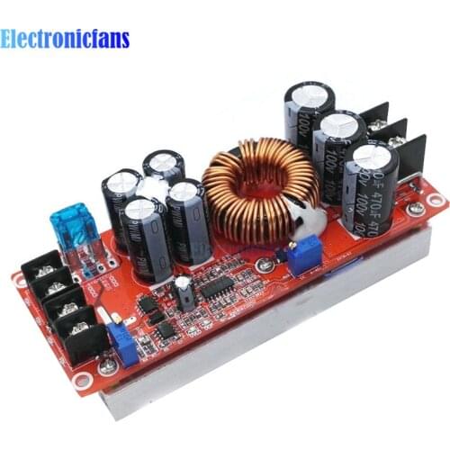 Diymore DC 20A 1200W Boost Constant Current Module Variable Voltage Power Supply IN 8-60V Step-Up Boost Constant Current Module