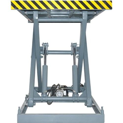 Qiyun CE ISO Cargo Scissor Lift Hydraulic Electric Stationary Scissor Lift with Customized Size and Height