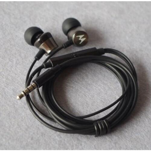 Original 3.5MM Wire Control In-ear Metal Earphones With Mic For MOTOROLA P30 note P50 Z2 Z3 Z4 play g7 plus MOTO Edge S G50 X4