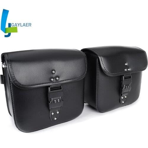 Pair Motorcycle Bags Saddlebag Luggage Bags Travel Knight Rider for Triumph Bonneville for Honda shadow Touring