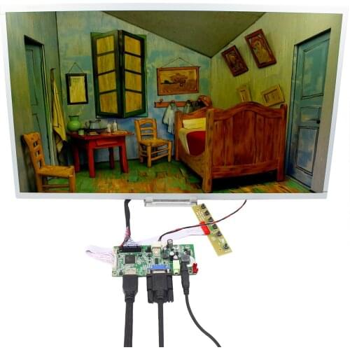 HD MI VGA LCD Controller Board 21.5 in HR215WU1 1920X1080 IPS LCD Screen
