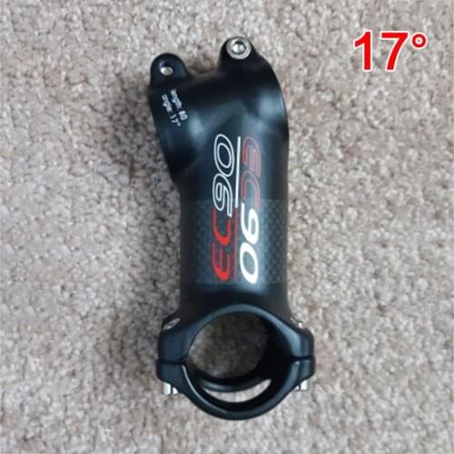 Full Carbon Fiber MTB Road Bicycle Riser Rod Stem Road Ultra-Light Bike 28.6-31.8mm 6/17° Handlebar Stems 70/80/90/100/110/120/1