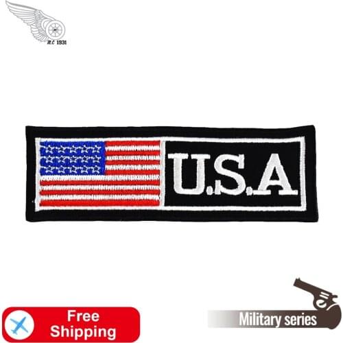USA Army Military DIY Patch Cool Morale Iron on Badge for Clothing Stickers Applique Jersey Garment Handmade Accessories